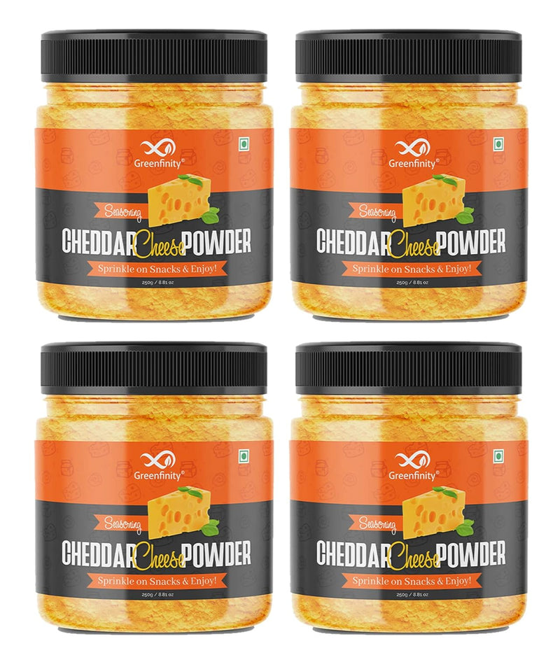 GreenFinity Cheddar Cheese Powder 250g (Pack of 4)